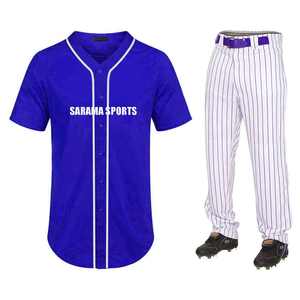 ชุดเบสบอลเสื้อเจอร์ซี่ดีไซน์ใหม่ชุดเครื่องแบบเบสบอล - Product Image 1