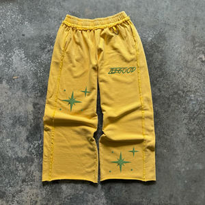 กางเกงวอร์มขายาวสำหรับผู้ชายกางเกงลำลองมีเชือกรูดกลางแจ้งพิมพ์ลาย OEM ตามสั่ง - Product Image 1