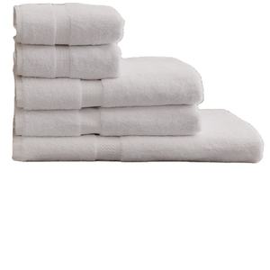 Juego de toallas de hotel de lujo 100% algodón, toallas de baño, de mano y faciales con logo bordado - Product Image 5