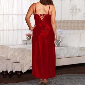 Breathable Off-shoulder Strap <b>Nightgown</b> Sexy Dress <b>Women's</b> Sleepwear for Evening at Wholesale Price - Product Image 5