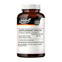 Capsules de Chardon-Marie pour le Bien-être Herbal 1400mg, Complément Botanique Quotidien à Base de Plantes, Fabricant OEM Marque Privée