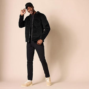 Chaqueta de equipo de béisbol de escuela secundaria Unisex de lona hecha a medida de alta calidad estilo de calle alta con número de puntada alta Boomletcorp - Product Image 5