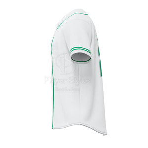 Maillot de baseball à manches courtes pour hommes Design personnalisé Style joueur Confortable Nouveaux vêtements de sport unis Polyester respirant - Product Image 4