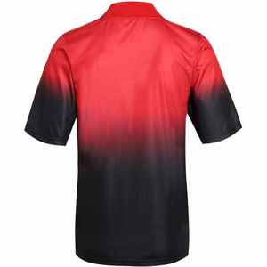 Service OEM Vente en gros Maillot de football américain à manches courtes imprimé 100% polyester Séchage rapide Respirant Nom d'équipe personnalisé - Product Image 2
