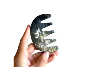 PROPÓSITO Peine de cuerno de búfalo para peine de cuerno de pelo Extensión de cabello Color Cuerno natural completo para cabello con la mejor calidad en Vietnam - Product Image 4