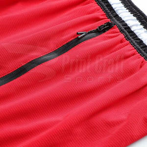 Pantalones cortos de baloncesto deportivos hechos profesionalmente para jóvenes 100% poliéster cintura media-mejor precio de fábrica - Product Image 4