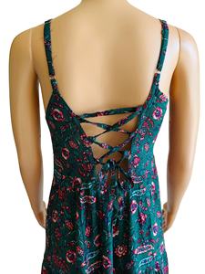 Nuevo Diseño Vestido Floral de Rayón Estampado para Mujer, Cuello en U, Sin Mangas, Estilo Boho Casual, Dulce y Vintage, para Otoño, Primavera, Playa y Fiesta - Product Image 5