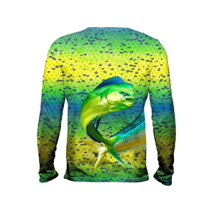 Nouveaux T-shirts de pêche à manches longues de qualité supérieure, personnalisés avec logo, UPF50+, séchage rapide, légers, respirants, pour hommes, grandes tailles, tendance - Product Image 2