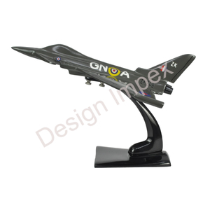 Quà lưu niệm Die Cast nhôm <span class=keywords><strong>Typhoon</strong></span> mô hình máy bay với cơ sở màu xám tráng tuyệt vời Máy bay mô hình cho trang trí nội thất - Product Image 2