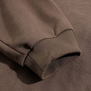 Sweat à capuche en mélange de coton doux pour les voyages sportifs, vêtements de tous les jours, sweats à capuche épais et chauds avec cordon de serrage réglable - Product Image 4