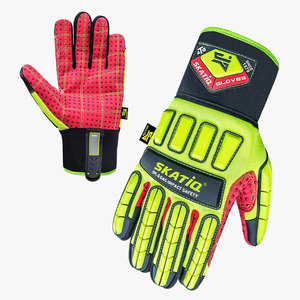 GANTS SPANDEX RESPIRANT RÉSISTANCE AUX COUPURES DOUBLURE TPR PROTECTION CONTRE LES IMPACTS - Product Image 2