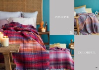 Manta de Algodón Tejida Suave Home Collection, 500 GSM, 150x200 cm, Transpirable, Lavable a Máquina, para Todas las Estaciones, 3.5-4 KG, Nueva