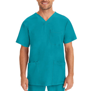Uniformes Médicos Personalizados de Alta Calidad en Tejido de Algodón para Hombres, con Ajuste Perfecto para Profesionales de la Enfermería - Product Image 1