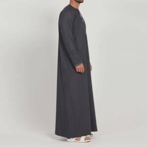 Último Modelo 2026, Thobe/Jubba Árabe de Talla Grande para Hombre, Vestimenta Musulmana de Inspiración Étnica, Túnica Transpirable Abaya para Invierno, Arabia Saudita - Product Image 2