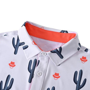 เสื้อโปโลกอล์ฟผู้ชาย ระบายอากาศได้ดี ควบคุมความชื้น เสื้อโปโลกอล์ฟประสิทธิภาพสูง เสื้อผ้าสำหรับกิจกรรมกลางแจ้ง - Product Image 4