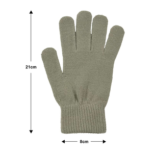 ถุงมือผ้าฝ้ายคุณภาพดี ทนทาน พร้อมจุดกันลื่น สำหรับงานเชื่อมและก่อสร้าง ถุงมือทำงานหนังบุด้วยผ้าฝ้ายเนื้อนุ่ม - Product Image 5