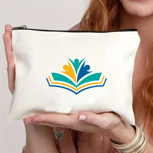 Bolsa de maquillaje de lona de algodón Natural de Venta caliente Pochette de cremallera promocional escolar para bolsa de cosméticos de lápiz hecha en Vietnam - Product Image 5