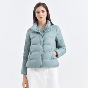 Abrigo suave de plumón para mujer, chaqueta de burbujas, abrigos de invierno ligeros para mujer, chaqueta vaquera personalizada de manga larga para mujer - Product Image 5