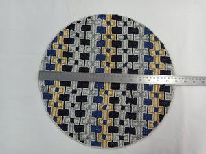 Beaded Embroidery Coaster and <b>Placemat</b> Set Handmade Eco-Friendly Luxury Wedding Home Decor - Product Image 3