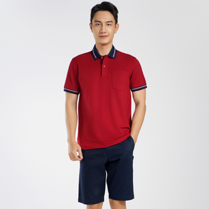 Cómodo ajuste Polo Homme En Coton bordado Logo poliéster Spandex Polos uniformes escolares de alta calidad ropa en línea - Product Image 2