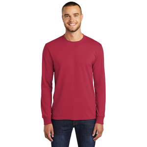 ผู้ชายซี่โครงถักเสื้อยืดผู้ชายแขนยาว 50/50 Cotton/Poly T เสื้อบุรุษแขนยาวผสมผ้าฝ้าย/โพลีเอสเตอร์ Tee T เสื้อ - Product Image 4