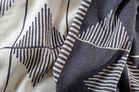 Drap de lit en coton 100% super doux anti-boulochage, motif végétal jacquard dobby, couleur personnalisée, taille simple, pour adultes