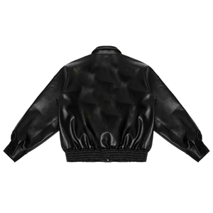 Uniforme d'équipe d'hiver en polaire brossée de haute qualité avec logo personnalisé vestes de baseball universitaire pour hommes vente en gros de veste d'université unie vierge - Product Image 6