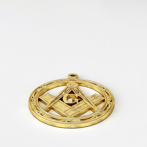 GRAND CHAPLAIN BLUE LODGE OFICIAL COLLAR JOYA Collar de cadena masónica Grand Past Master Jewel Chapado en oro Freemason Mason Ronpex - Product Image 5