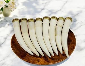 Collier avec pendentif en os de buffle, bijoux tribaux naturels et durables pour femmes, haute qualité - Product Image 4