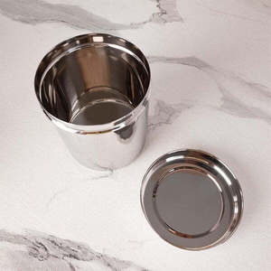 Almacenamiento de acero inoxidable seguro y elegante de acero abovedado para todos los usos Cerradura de brillo Acero inoxidable elegante - Product Image 4