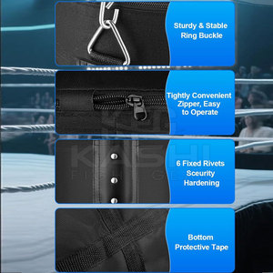Sac de frappe en cuir haute performance pour la boxe et les arts martiaux – Conception robuste pour l'entraînement de puissance et l'exercice quotidien - Product Image 2