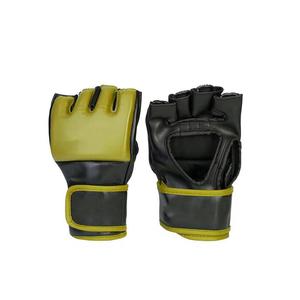 Gants de MMA unisexes OEM à demi-doigts avec matériau PU respirant et fermeture auto-agrippante pour l'entraînement de boxe/kickboxing - Product Image 3