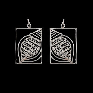 ต่างหูทรงสี่เหลี่ยมเกรดสูงแวววาวเครื่องประดับแฟชั่นจากผู้จำหน่ายอินเดีย - Product Image 2