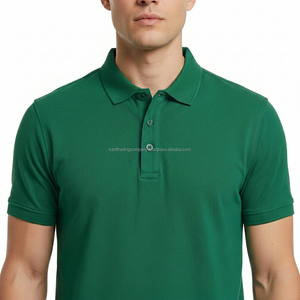 Piqué de Algodón 100% Premium para Fabricantes de Camisetas, Bordado de Logotipo Personalizado, para Hombre, Más de 30 Colores, Transpirable de Alta Calidad - Product Image 2