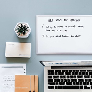 Pizarra Blanca Magnética Moderna con Marco de Aluminio Grueso SYH para Uso en Oficina WT-3045A - Product Image 6