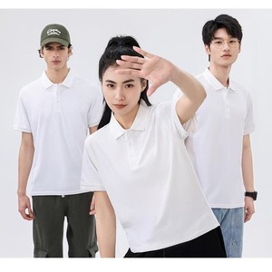 Camiseta sencilla de polo con logotipo personalizado al por mayor para hombre, ropa de golf informal lisa de alta calidad, camiseta bordada, camiseta informal - Product Image 6