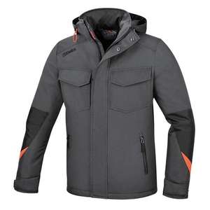 Chaqueta BETA impermeable gris para exteriores con revestimiento de PU 300D Oxford poliéster Anorak - Product Image 1