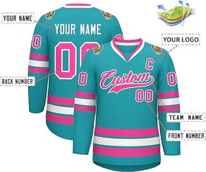 Recién llegado superventas equipo personalizado sublimación uniforme de Jersey de hockey sobre hielo precio barato al por mayor nuevo diseño jersey de hockey - Product Image 3