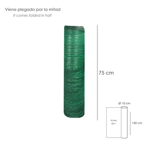 Light Green Shade Netting 1.5 Meters Roll 10 meters - Product Image 2