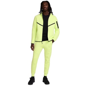 Chándal personalizado Tech Fleece para hombre, ligero, transpirable, 100% algodón, conjunto de dos piezas callejero para correr, gimnasio, entrenamientos, ropa informal - Product Image 1