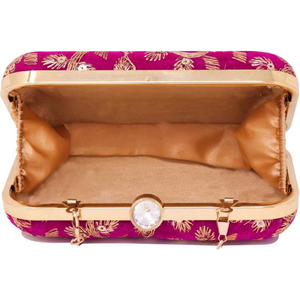 กระเป๋าถือสายโซ่สะพายไหล่สำหรับผู้หญิงกระเป๋าคลัทช์ดีไซน์โลหะโมเสกดีไซน์ล่าสุด - Product Image 3