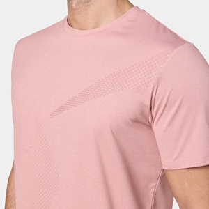 Camiseta Deportiva para Hombre, Corte Ajustado, Secado Rápido, Transpirable, Manga Corta, Tejido de Spandex/Algodón, Diseño Liso, para Gimnasio y Running - Product Image 6