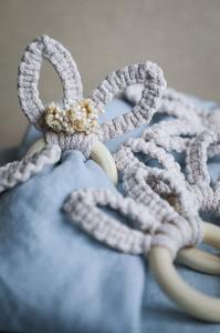 Meilleure vente de qualité supérieure 100% coton macramé ronds de serviette maison Table à manger décoration pour les fêtes prix de gros - Product Image 2