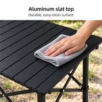 Table de camping pliante compacte HOMFUL en acier et aluminium durable pour la randonnée, le jardin et les barbecues – Vente en gros B2B