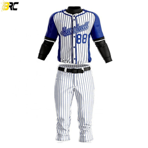 Uniforme de béisbol personalizado con impresión por sublimación, venta al por mayor, OEM - Product Image 5