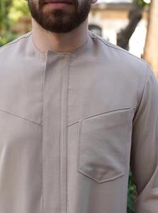 Thobe émirati haut de gamme blanc luxe Kandura traditionnel arabe porter élégant hommes Jubba doux et respirant moderne Ramadan Djellaba - Product Image 4