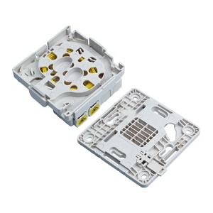 Boîtier de terminaison fibre optique intérieur 4 ports DIN à montage en rack OTB avec couvercle anti-poussière <span class=keywords><strong>FFTH</strong></span> Prise murale fibre optique 4 cœurs - Product Image 5