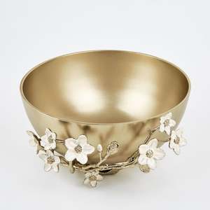 New Arrival Aluminium Metal <b>Decorative</b> Bowl <b>for</b> Home Decor Home <b>Kitchen</b> and Dining Table Top Unique Design Bowl. - Product Image 1