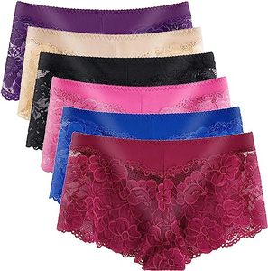 Mejora tu guardarropa: Bragas moldeadoras de corte bikini tipo boyshort, cómodas y elegantes, de control medio, de moda, de elastano/algodón, sexys para mujer. - Product Image 1