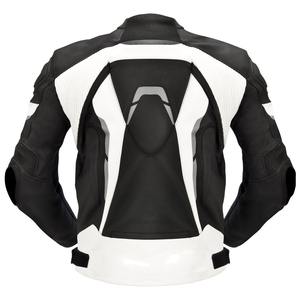 Chaqueta de Cuero Premium para Motociclistas, Color Rojo y Negro, Estilo Deportivo, con Protección CE - Product Image 5